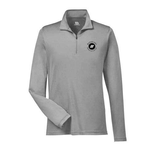 1/4 Zip Performance Top - Grey Thumbnail