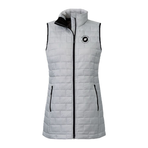 Ladies TELLURIDE Packable Insulated Vest - Silver Thumbnail